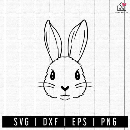 FREE Easter Bunny SVG FB430 - Craft House SVG