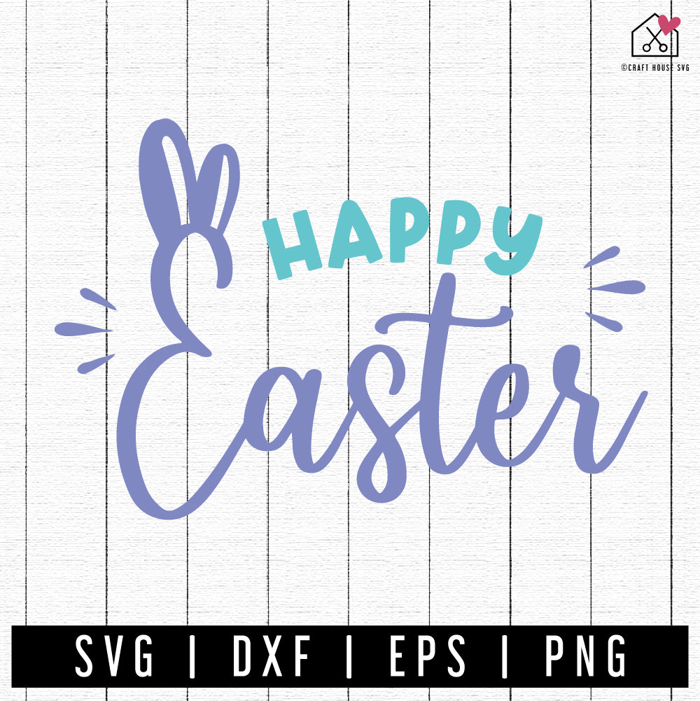 FREE Happy Easter SVG | FB432 - Craft House SVG