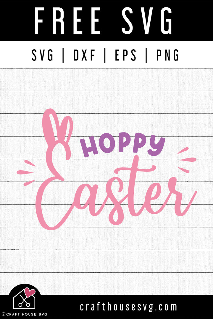 FREE Hoppy Easter SVG | FB433