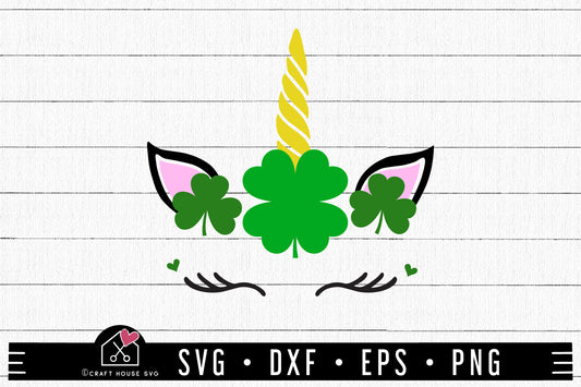 FREE St. Patrick's Day Unicorn SVG | FB436