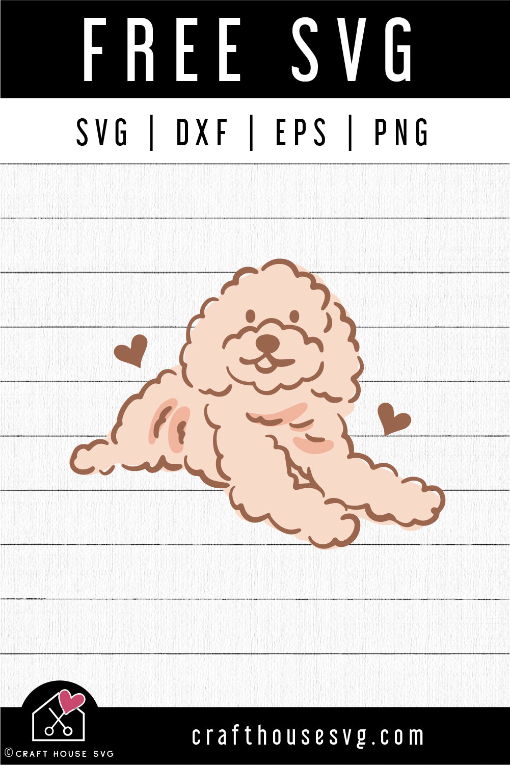 FREE Dog SVG | FB438 - Craft House SVG