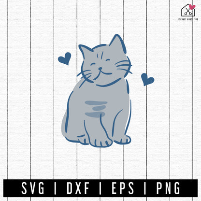 FREE Cat SVG | FB440 - Craft House SVG
