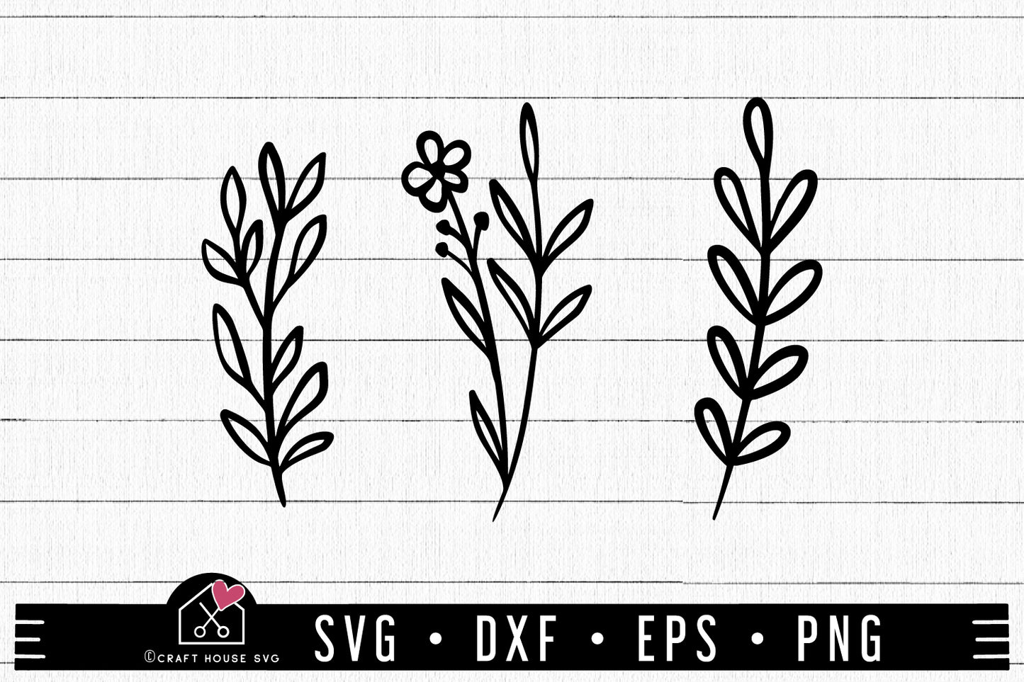 FREE Branches SVG Leaves Cut File | FB442 - Craft House SVG