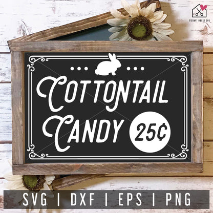 FREE Cottontail Candy 25 Cent SVG Easter cut file | FB443