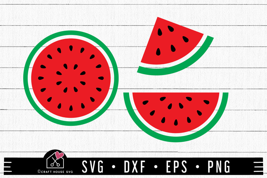 FREE Watermelon SVG Summer Cut File | FB453 - Craft House SVG
