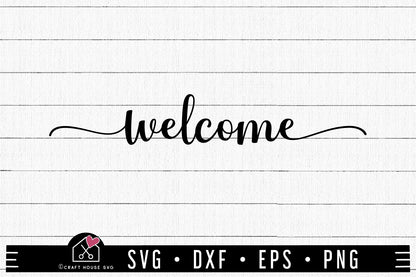 FREE Welcome SVG Sign Cut File | FB458