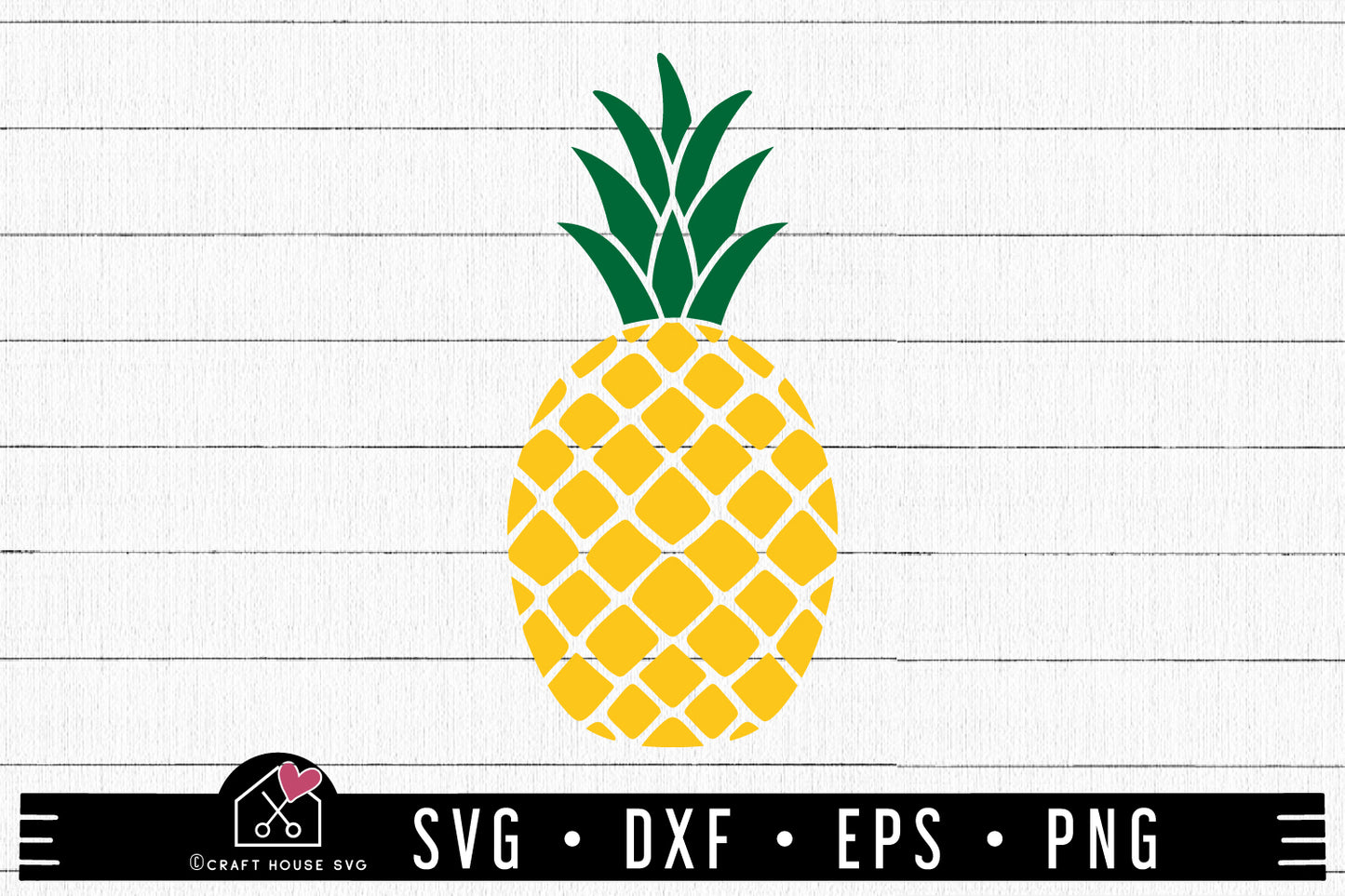 FREE Pineapple SVG Summer Cut File | FB461 - Craft House SVG