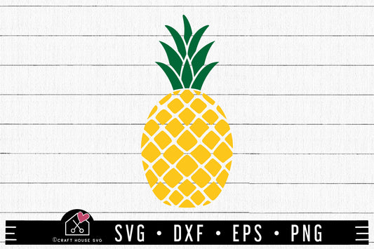 FREE Pineapple SVG Summer Cut File | FB461 - Craft House SVG