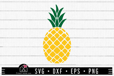 FREE Pineapple SVG Summer Cut File - Craft House SVG