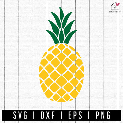 FREE Pineapple SVG Summer Cut File | FB461 - Craft House SVG