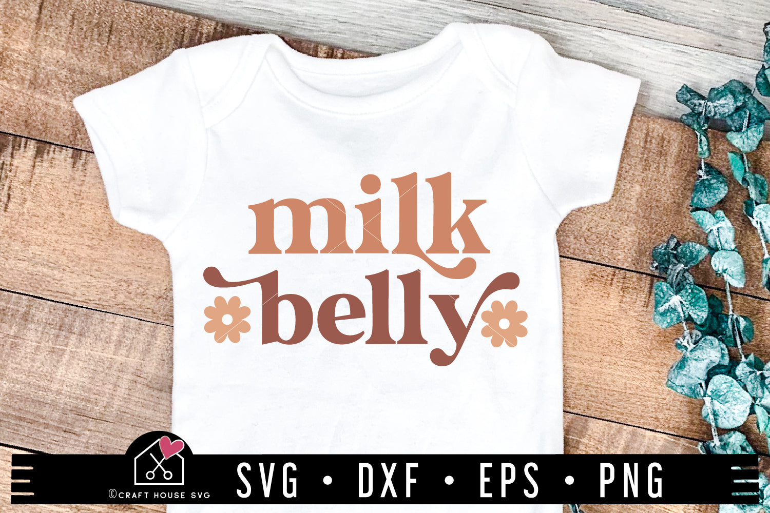 FREE Milk Belly SVG Baby Cut File | FB466 - Craft House SVG