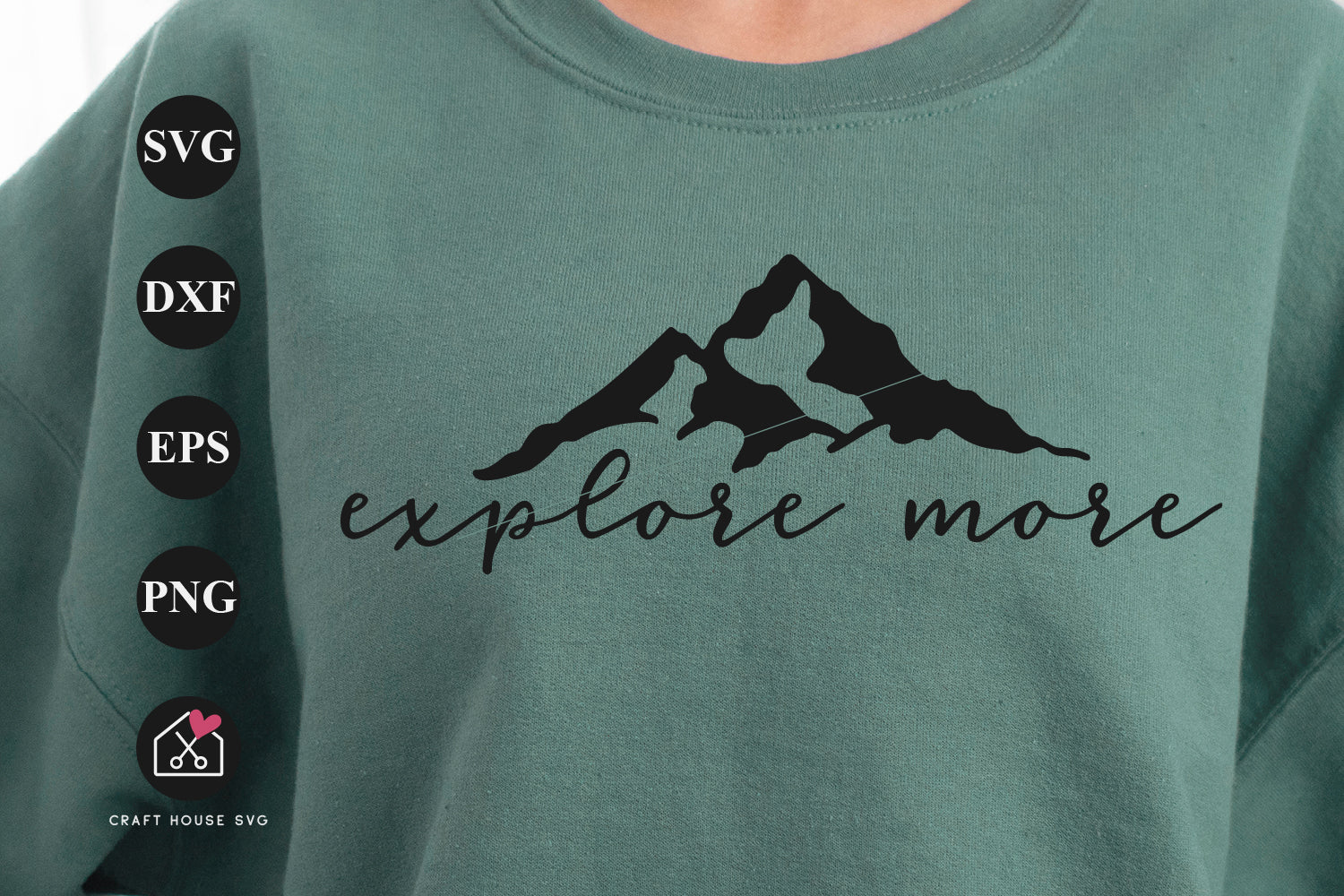 FREE Explore More SVG Mountains Cut File | FB483 - Craft House SVG