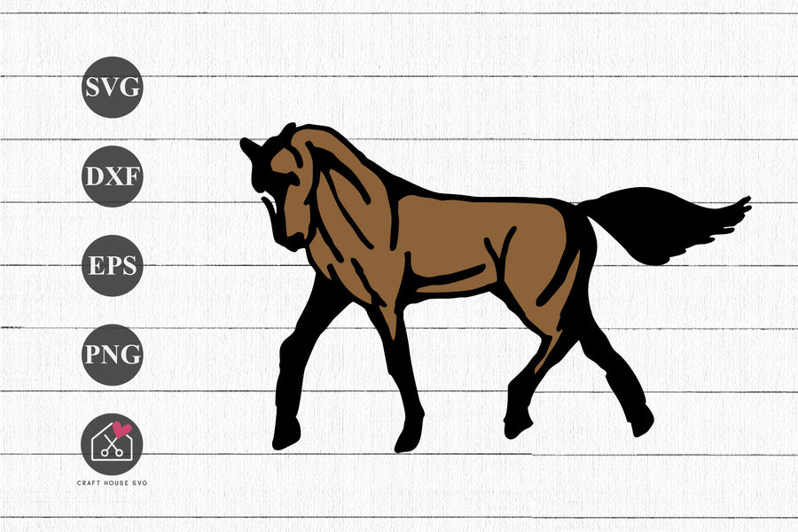 FREE Horse SVG Farm Shirt Design Cut File | FB488 - Craft House SVG