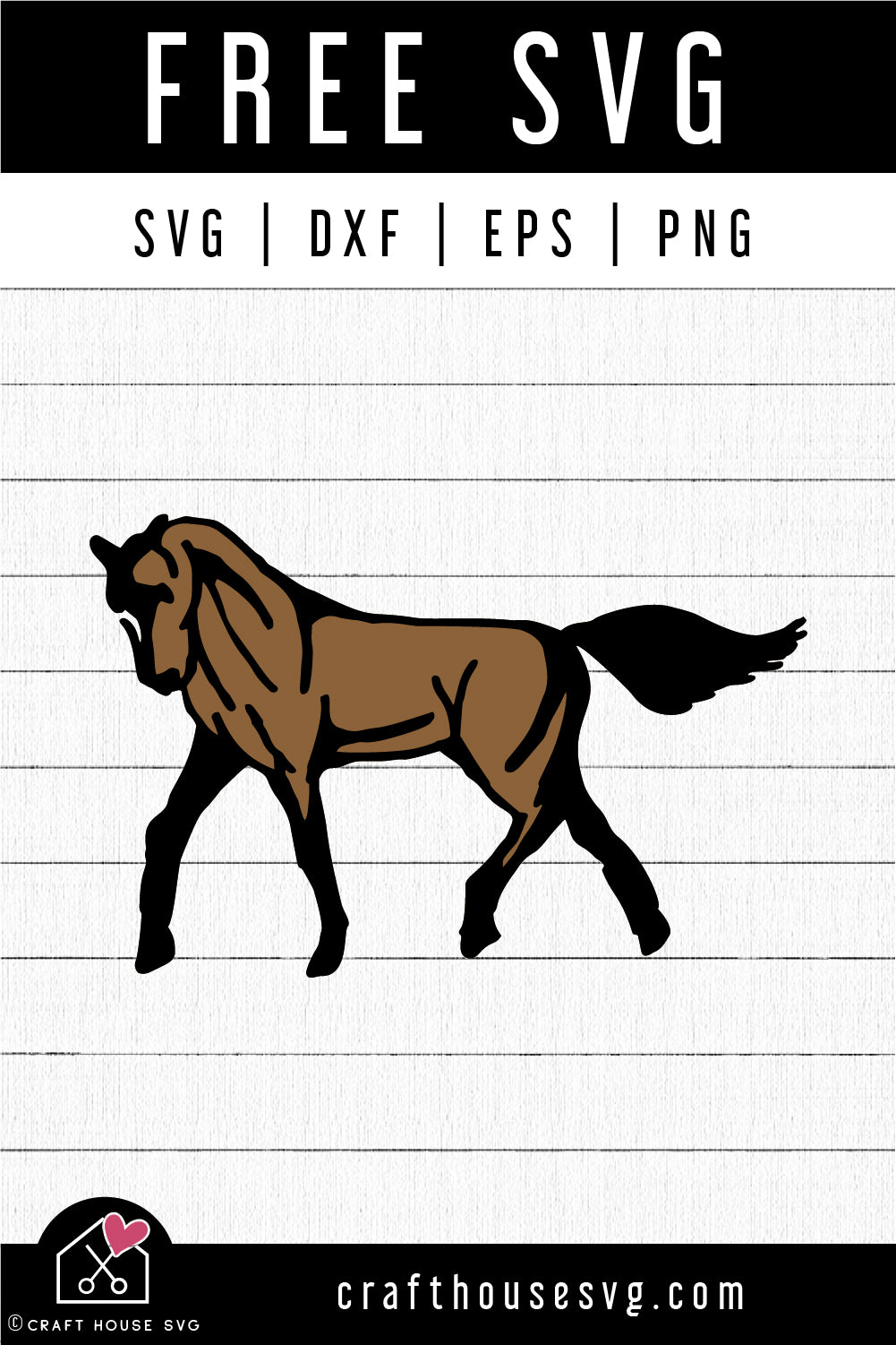 FREE Horse SVG Farm Shirt Design Cut File | FB488