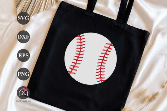 FREE Baseball SVG Baseball Tote Design Cut File | FB494