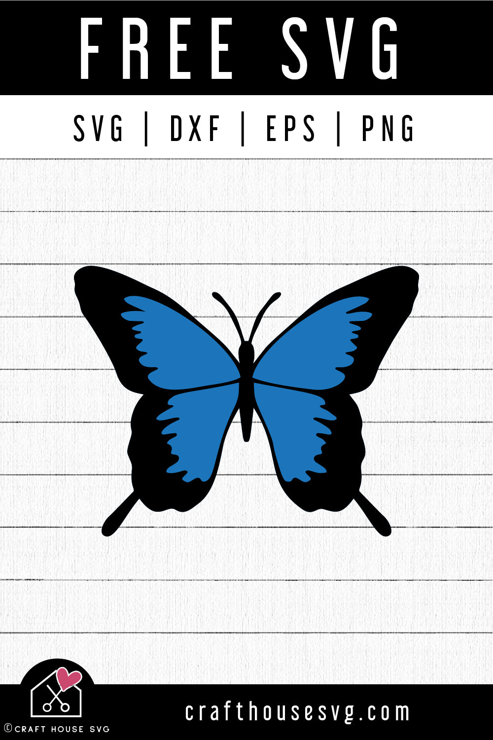 FREE Butterfly SVG Layered Butterfly Shirt Cut Files - Craft House SVG