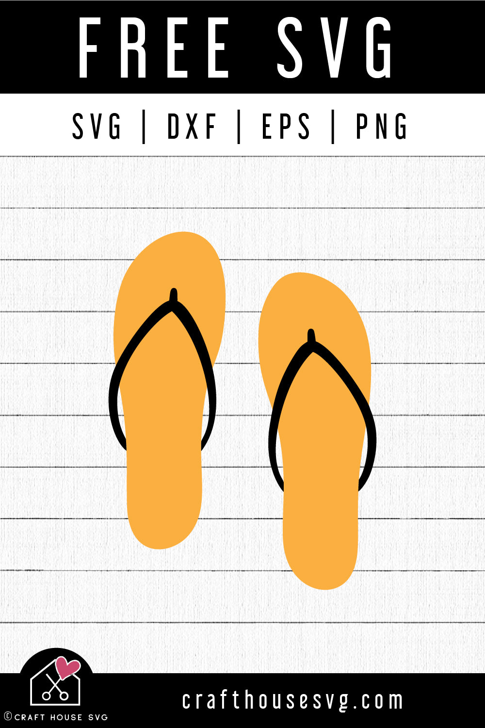 FREE Sandals SVG Summer Tote Cut Files - Craft House SVG