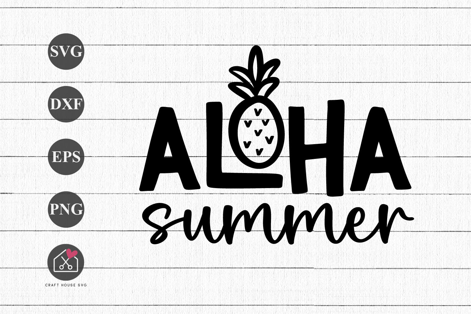 FREE Aloha Summer SVG Pineapple Shirt Cut Files