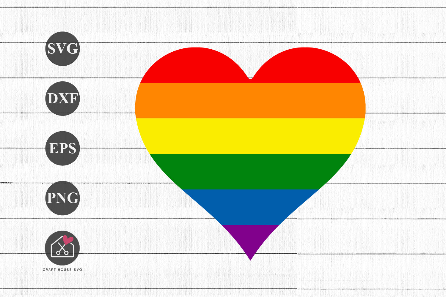 FREE Pride Flag Heart SVG Pride Shirt Design Cut Files