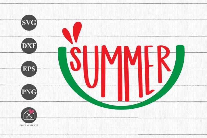 FREE Summer Watermelon SVG Summer Shirt Design Cut Files