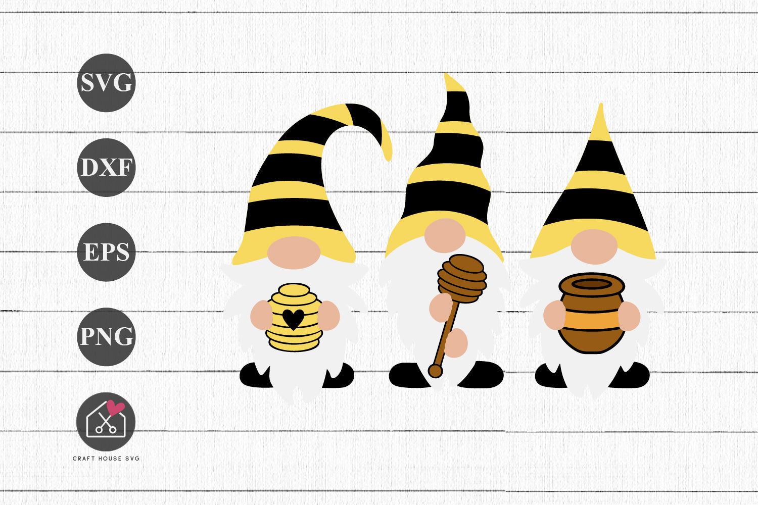 FREE Bee Gnomes SVG Spring Gnomes Sign Cut Files - Craft House SVG
