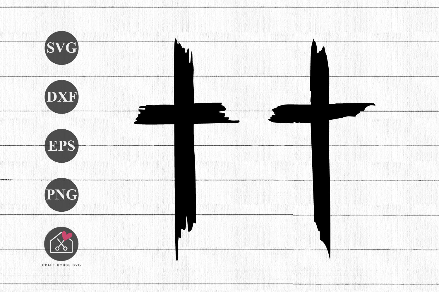 FREE Rustic Cross SVG Cut File - Craft House SVG