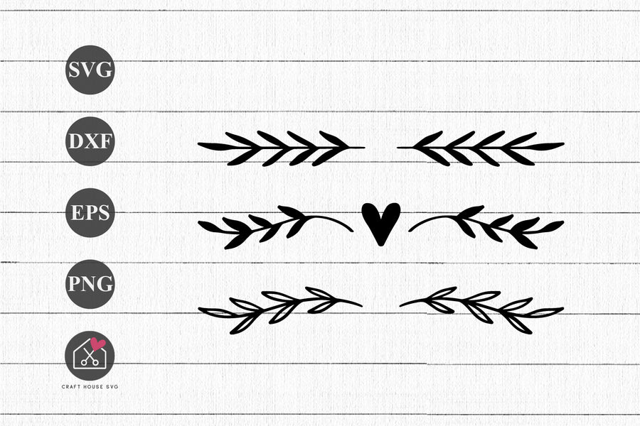 FREE Flourish Divider SVG Cut File - Craft House SVG