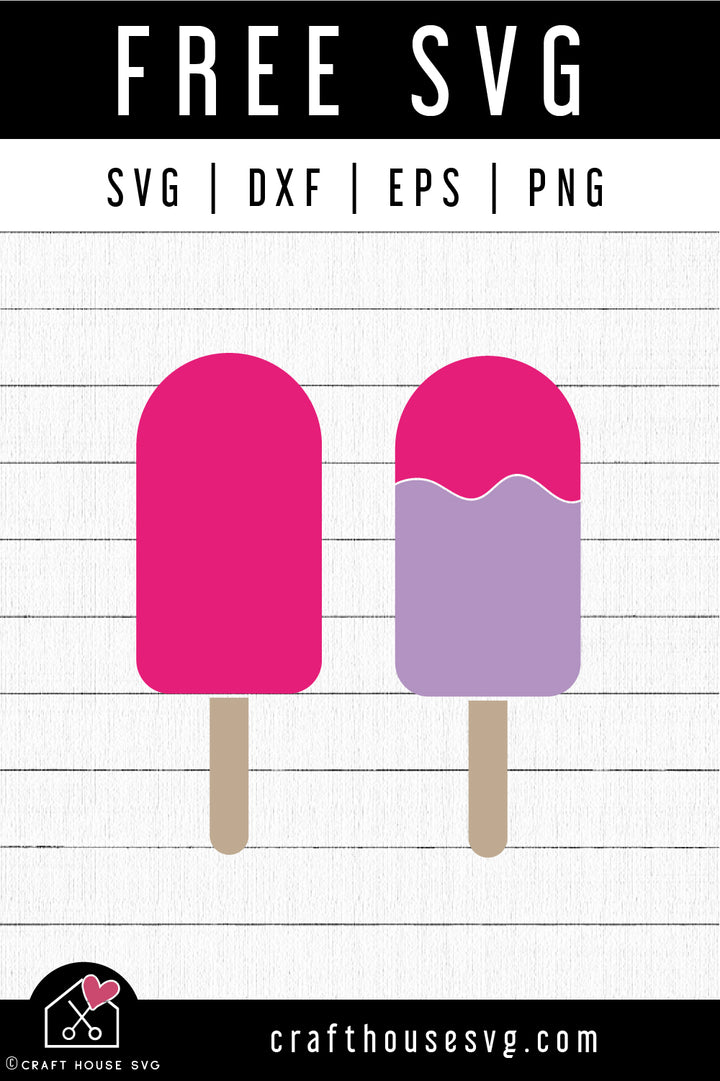 FREE Popsicles SVG Summer Cut Files