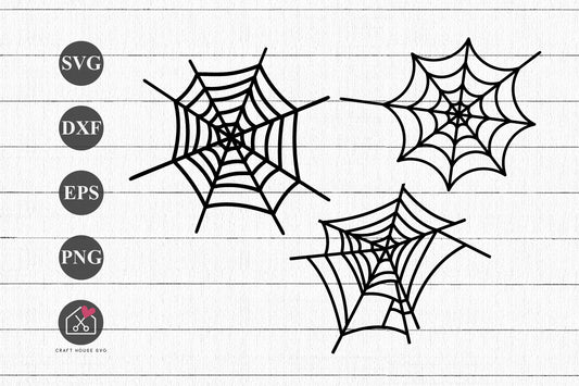FREE Spider webs SVG Halloween Cut Files - Craft House SVG