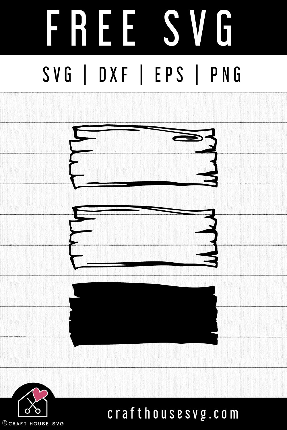 FREE Blank Wood Sign SVG Cut Files