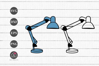 FREE Desk Lamp SVG Reading Cut Files