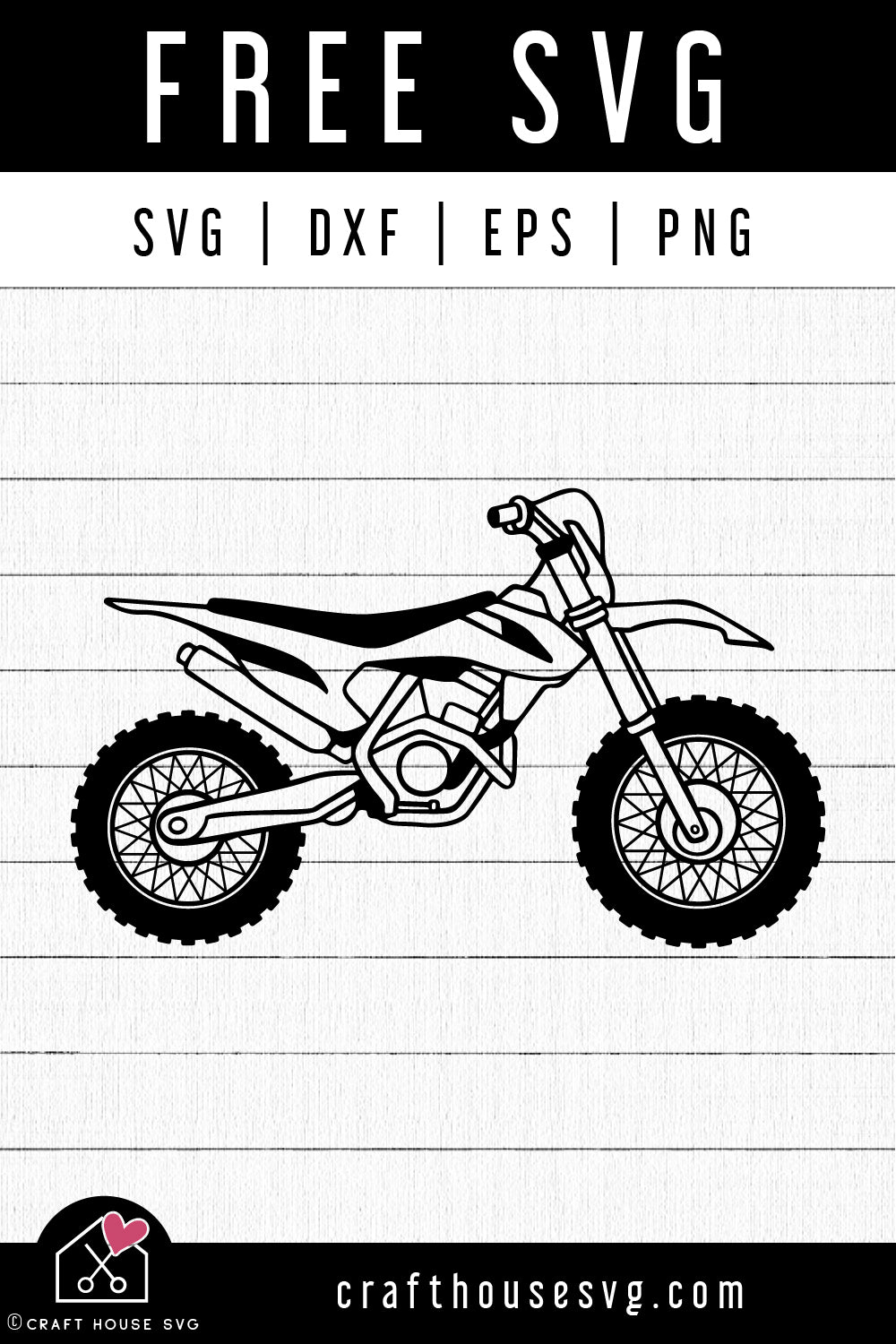 FREE Dirt Bike SVG Cut Files