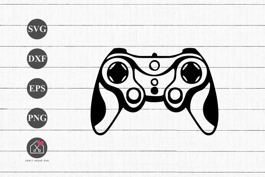 FREE Video Game Controller SVG Cut Files - Craft House SVG