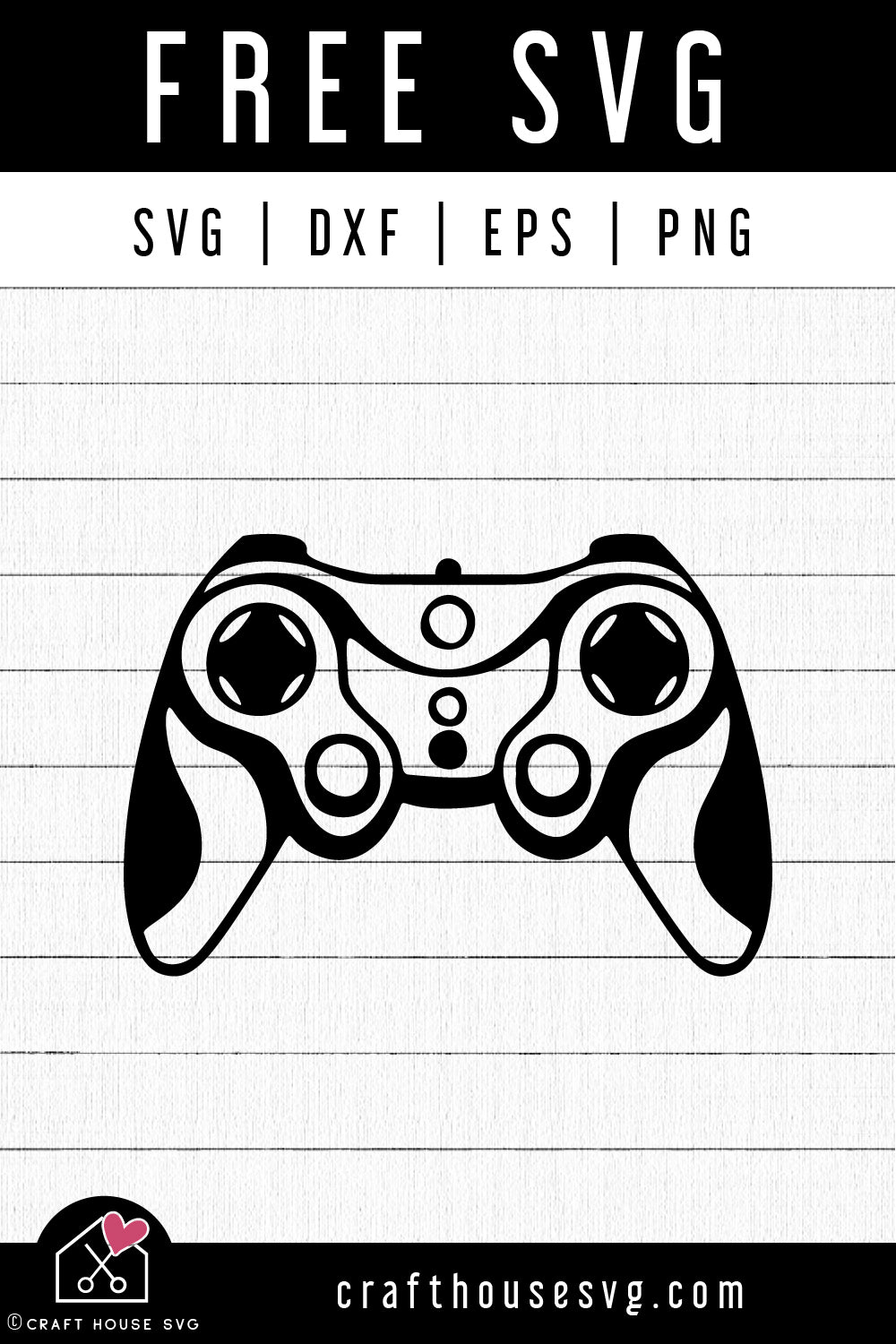 FREE Video Game Controller SVG Cut Files