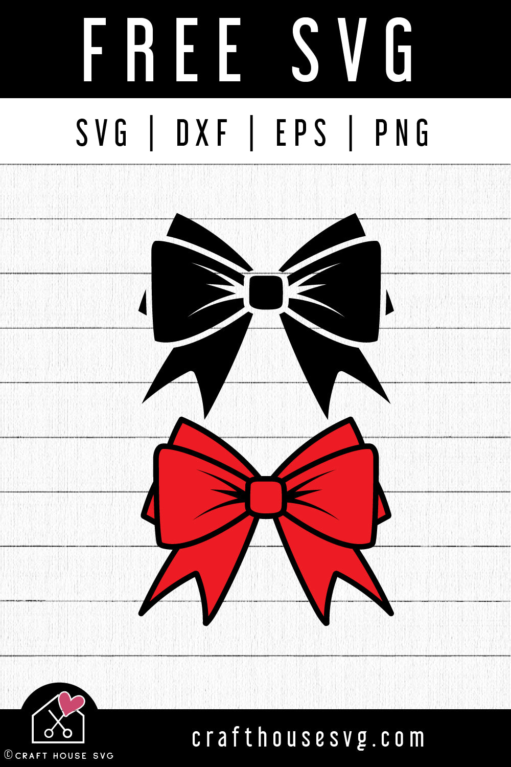 FREE Bow Ribbon SVG Cut Files