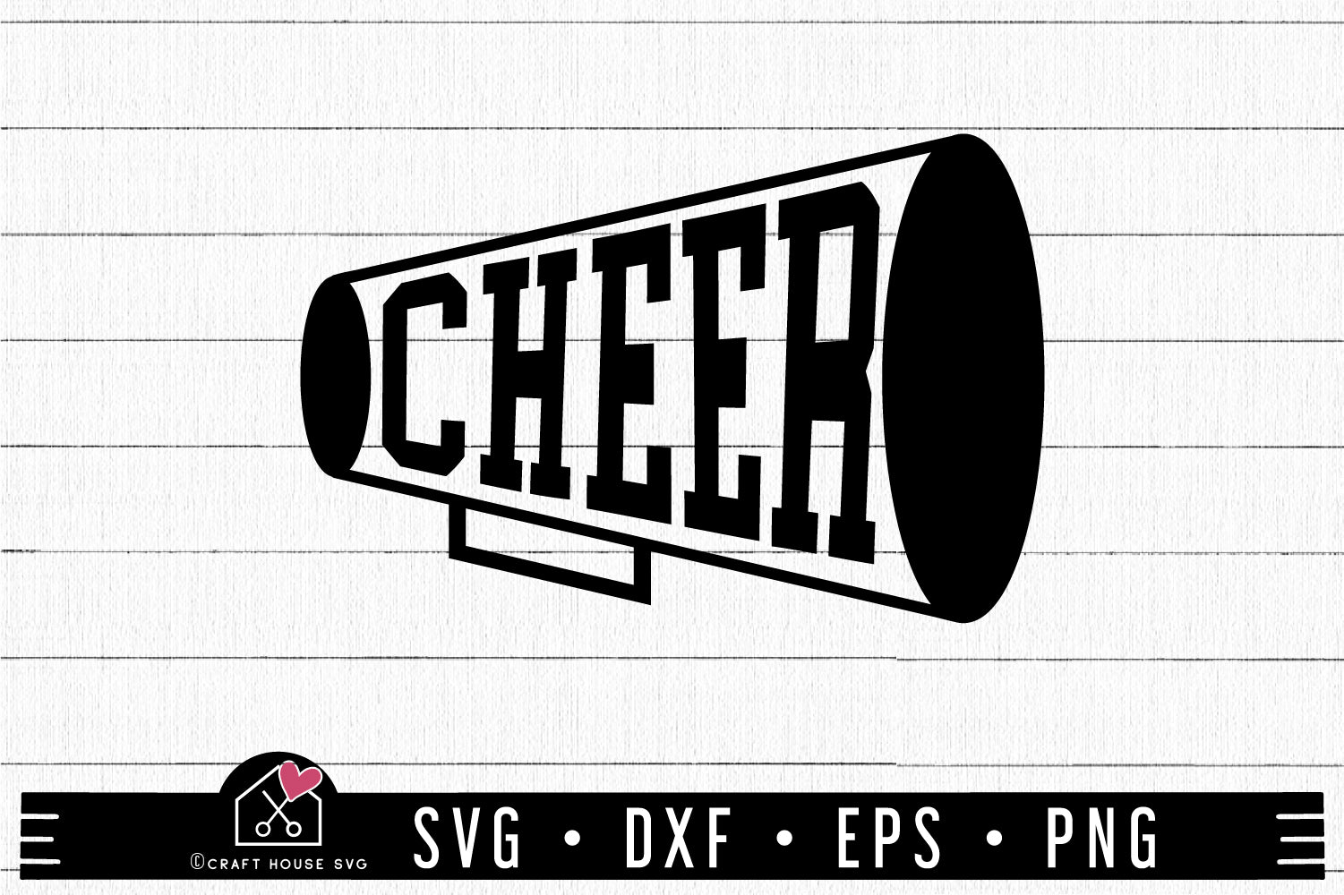 FREE Cheerleader Megaphone SVG Cut Files
