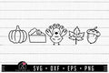 FREE Thanksgiving Icons SVG Fall Autumn Shirt Cut Files