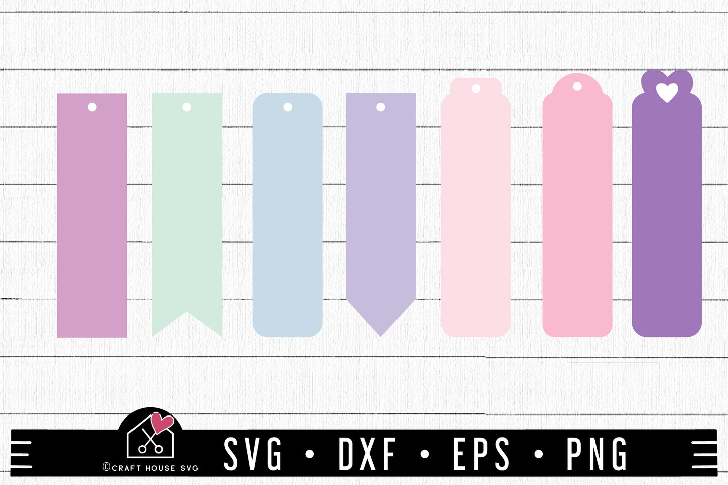 FREE Bookmark Template SVG Leather Laser Cut Files - Craft House SVG