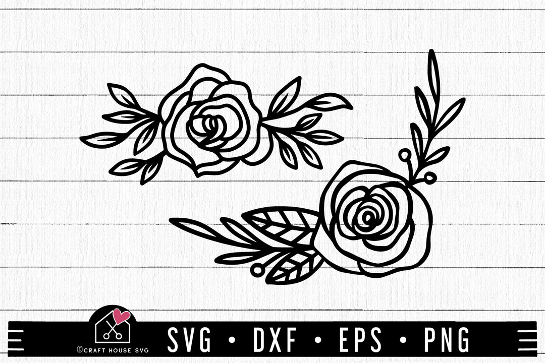 Flower SVG file | Floral Decoration SVG MF101