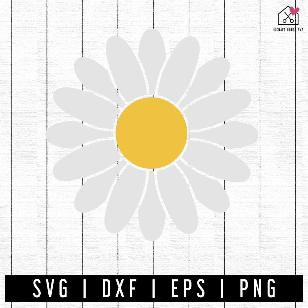 FREE Daisy SVG Flower Cut File | FB446