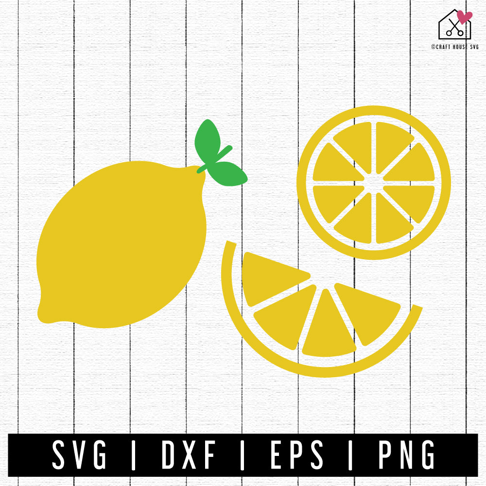 FREE Lemon SVG Lemon Slice Cut File | FB450 - Craft House SVG