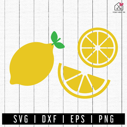 FREE Lemon SVG Lemon Slice Cut File | FB450 - Craft House SVG