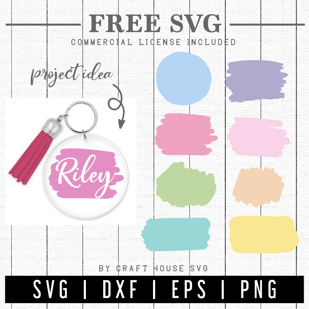 FREE Keychain SVG | Keychain background SVG | FB199 - Craft House SVG