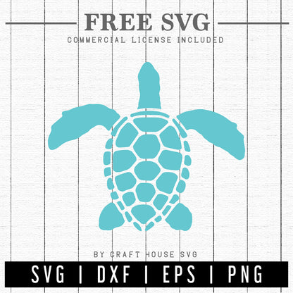 FREE Sea turtle SVG file | FB207