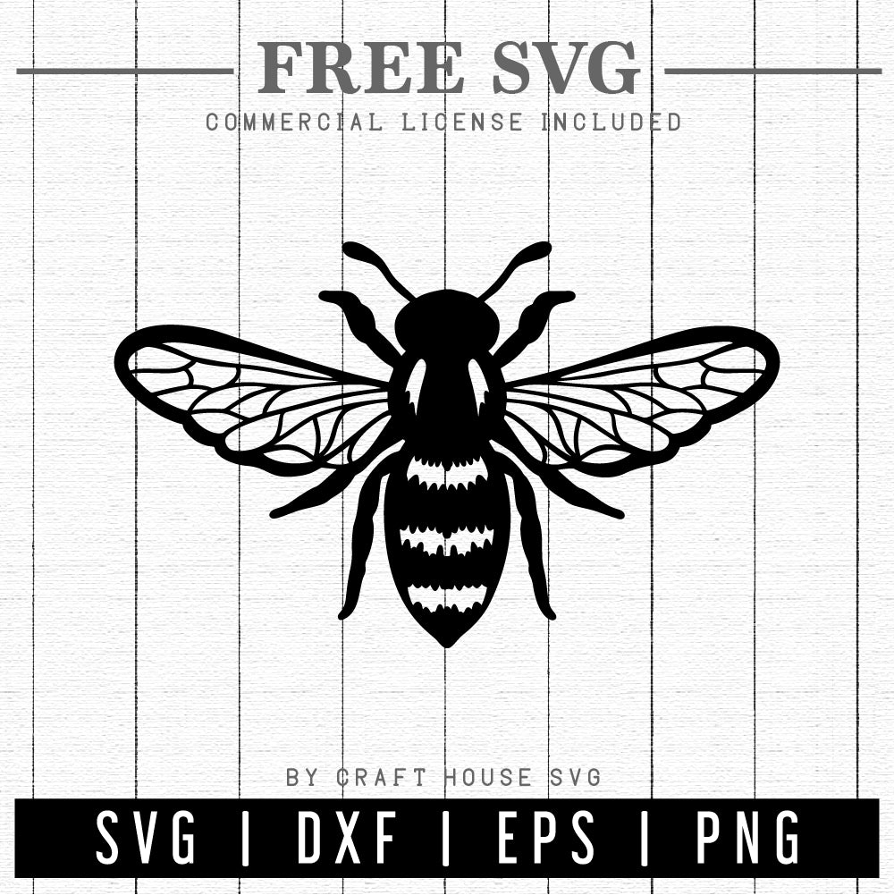 FREE Bee SVG cut file | FB212