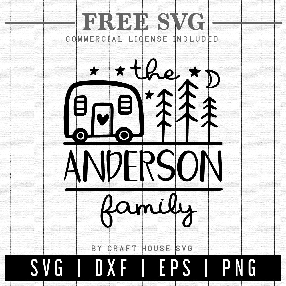FREE Camp name sign SVG Camping SVG | FB233 - Craft House SVG