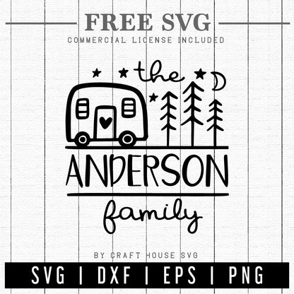 FREE Camp name sign SVG Camping SVG | FB233 - Craft House SVG