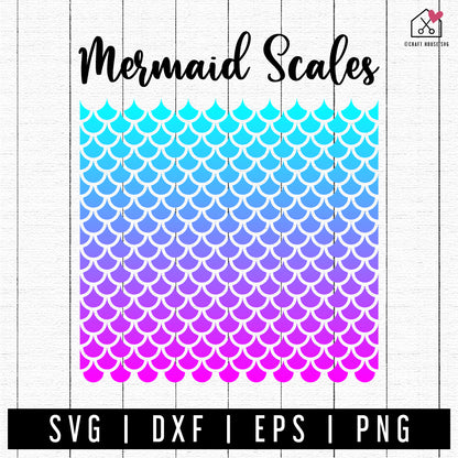 FREE Mermaid Scale SVG | FB242 - Craft House SVG