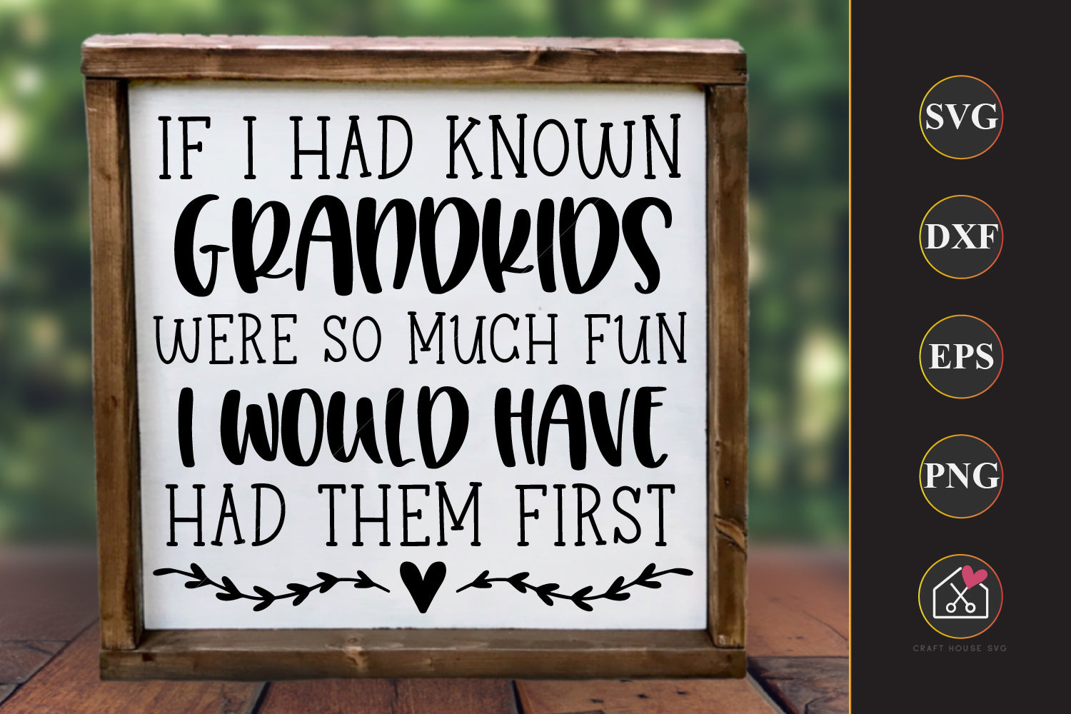 Funny Grandparents Sign SVG Grandkids Quotes Cut File