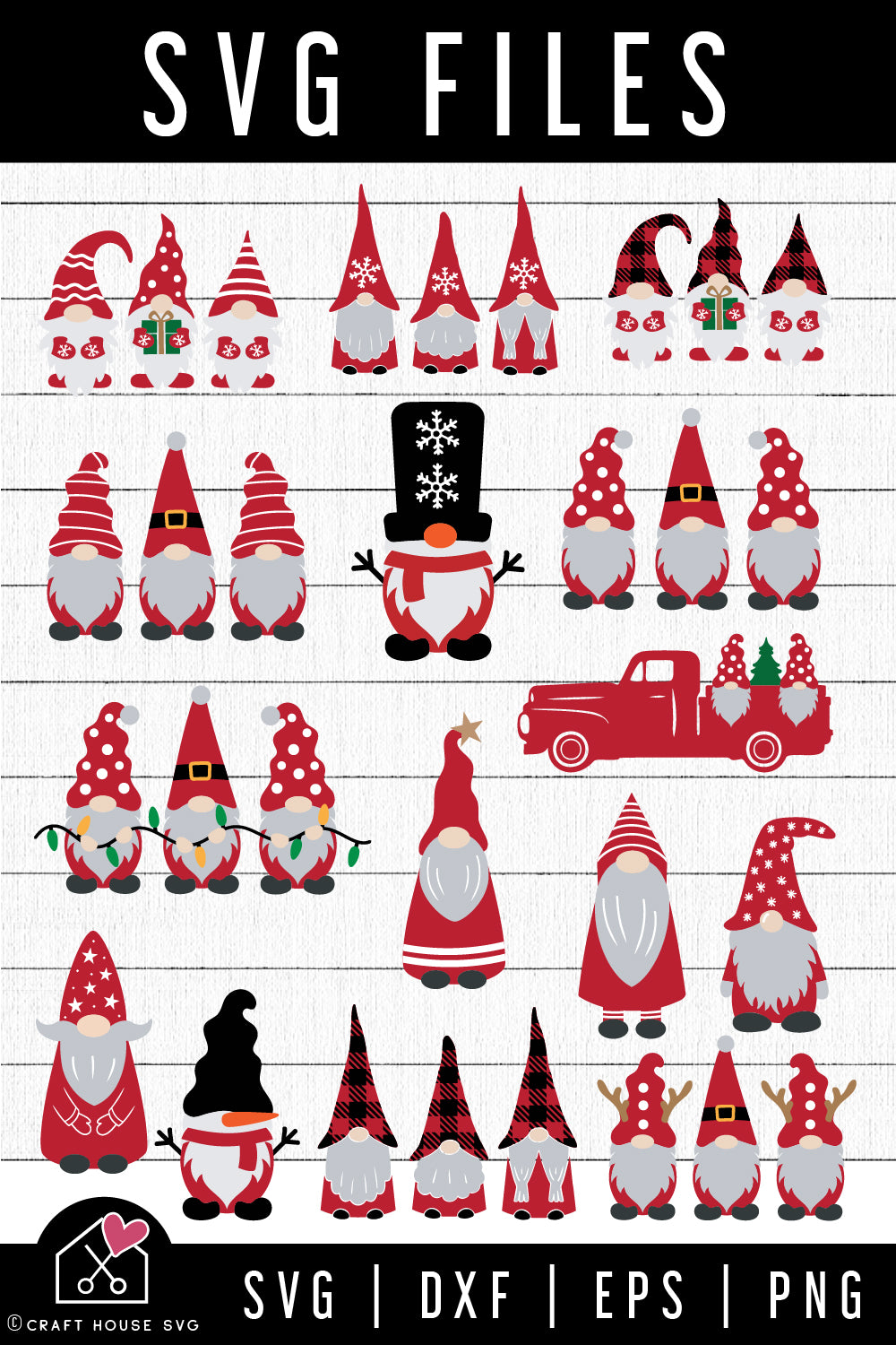 Christmas Gnomes SVG Bundle